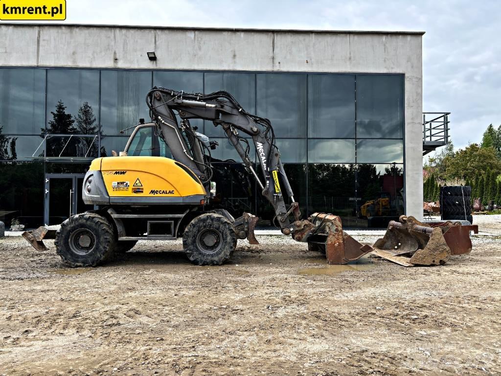Mecalac 714 MW ホイール式油圧ショベル（パワーショベル・ユンボ・バックホー）