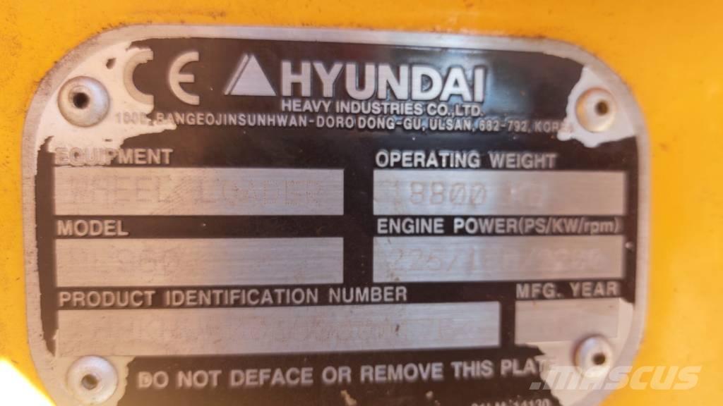 Hyundai HL 960 ホイールローダー・タイヤショベル