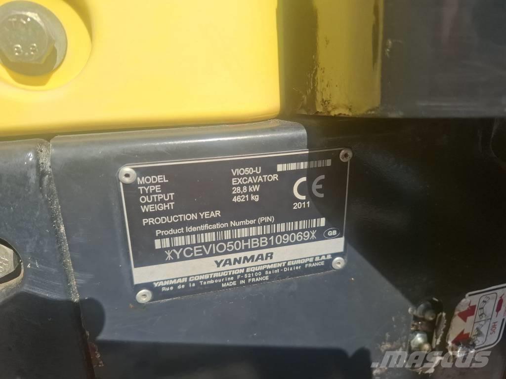 Yanmar Vio 50 U ミニ油圧ショベル 7t以下（ミニユンボ・ミニディガー）