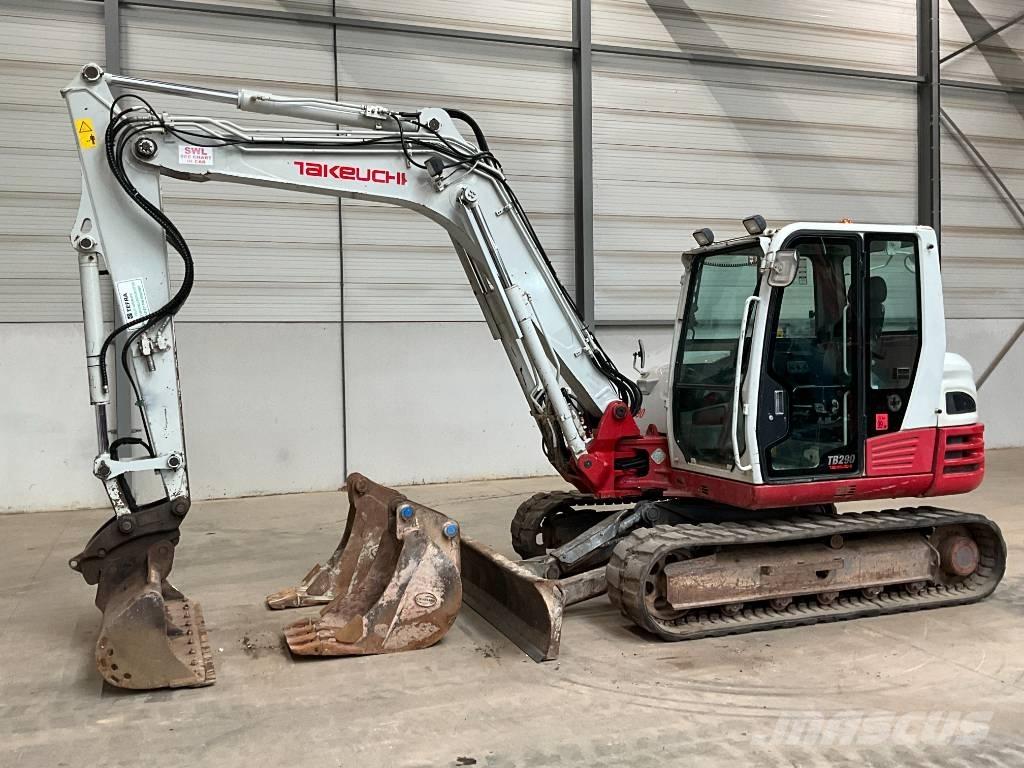 Takeuchi TB 290 中型油圧ショベル 7ｔ-12ｔ（ユンボ・パワーショベル・バックホー）