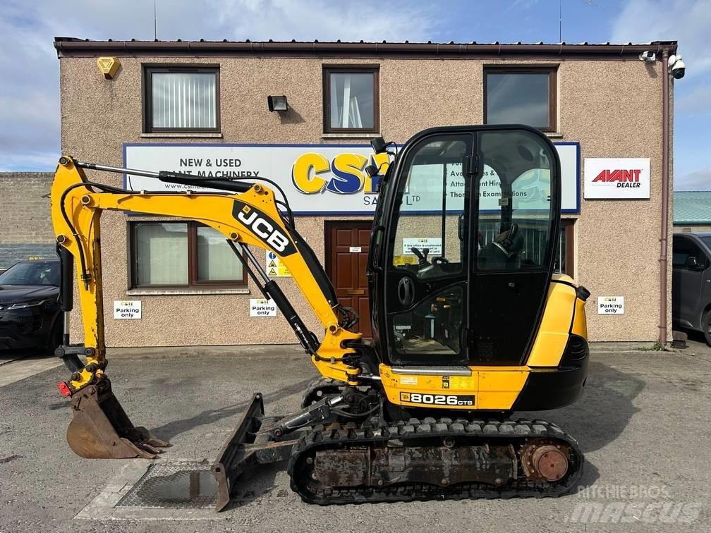 JCB 8026 CTS ミニ油圧ショベル 7t以下（ミニユンボ・ミニディガー）