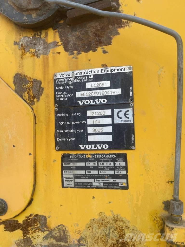 Volvo L 120 E ホイールローダー・タイヤショベル