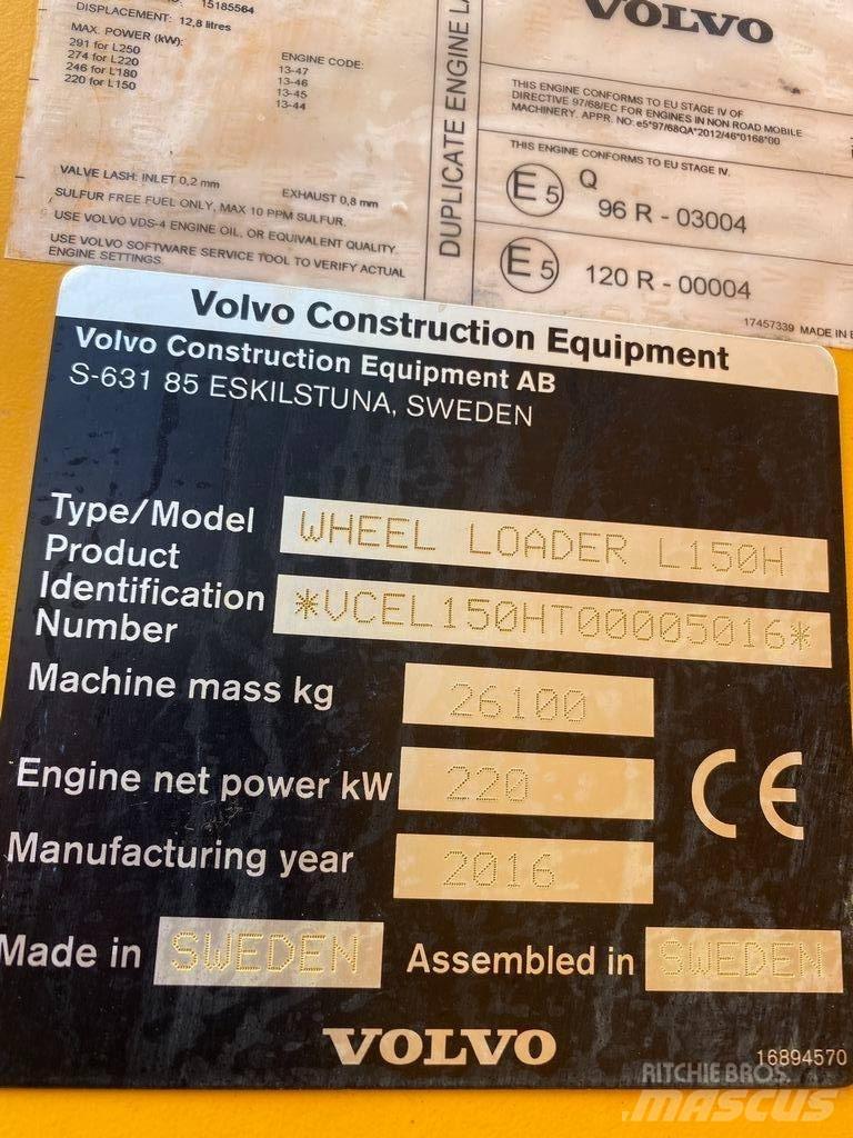 Volvo L 150 H ホイールローダー・タイヤショベル