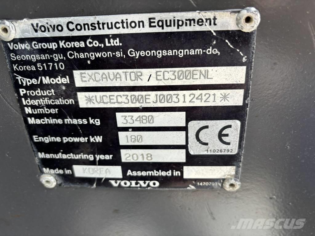 Volvo EC300 ENL 大型油圧ショベル12t以上（パワーショベル・ユンボ）