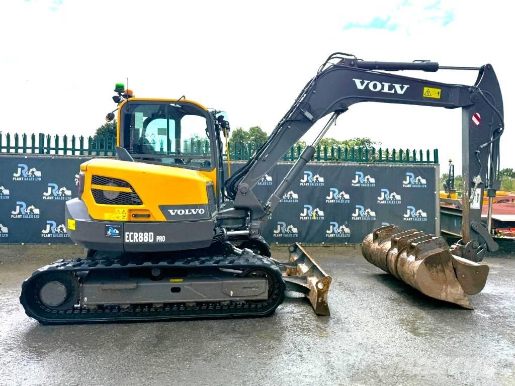 Volvo ECR 88 D PRO 中型油圧ショベル 7ｔ-12ｔ（ユンボ・パワーショベル・バックホー）