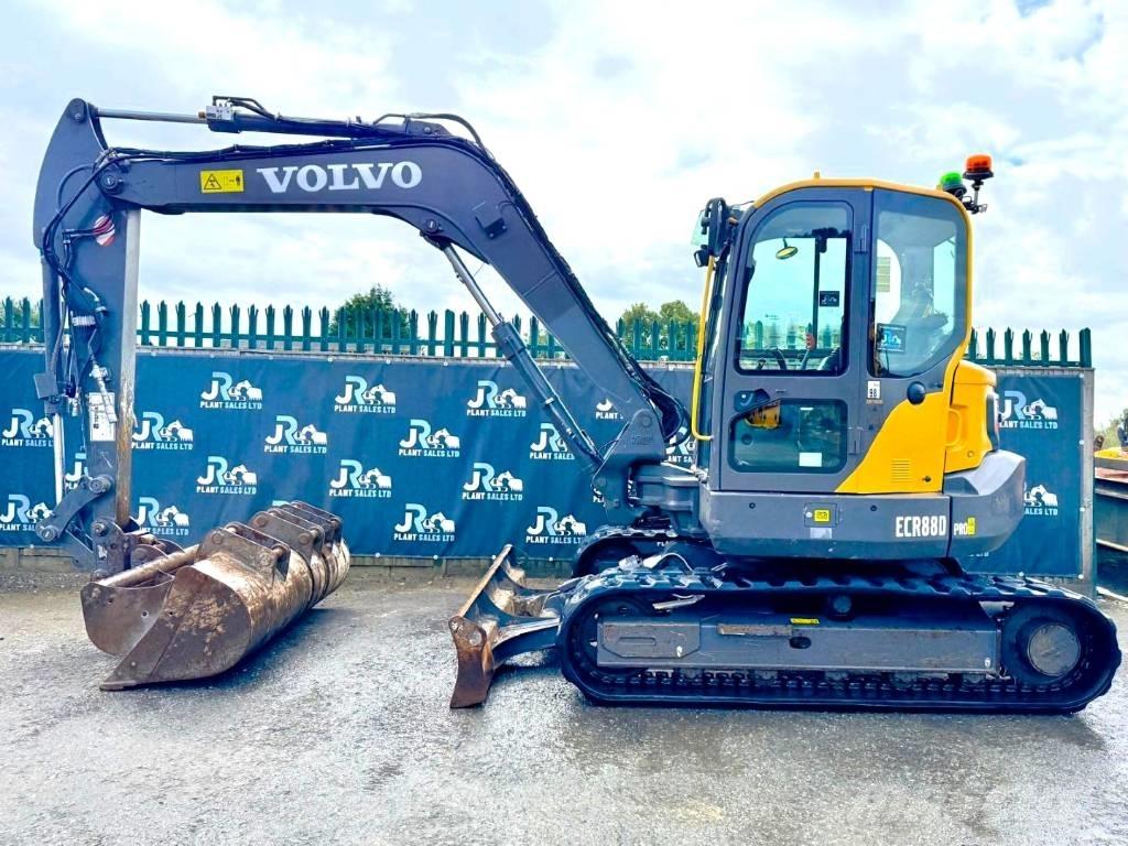 Volvo ECR 88 D PRO 中型油圧ショベル 7ｔ-12ｔ（ユンボ・パワーショベル・バックホー）