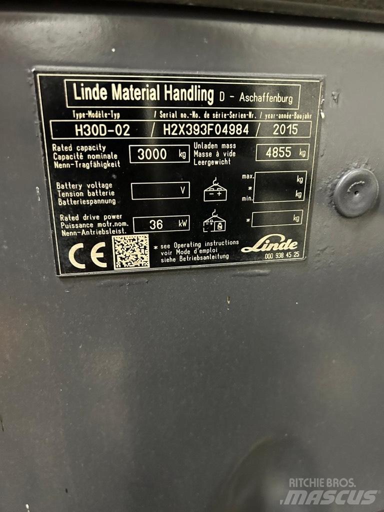 Linde H30D-02 EVO ディーゼル・軽油
