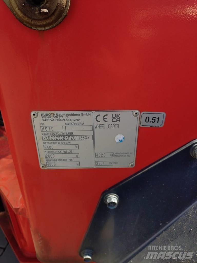 Kubota R 070 ホイールローダー・タイヤショベル