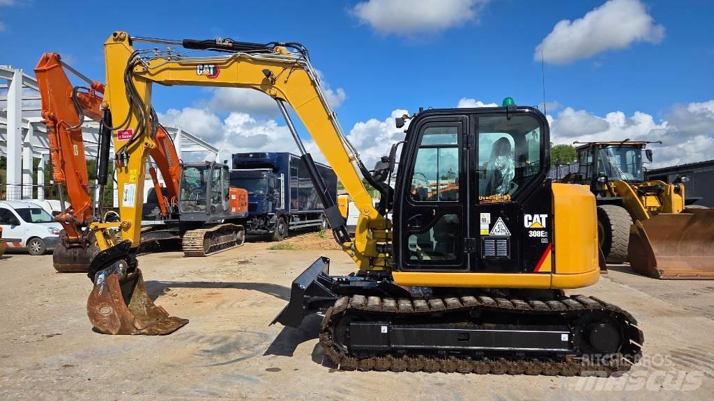 CAT 308 E 2 CR 中型油圧ショベル 7ｔ-12ｔ（ユンボ・パワーショベル・バックホー）