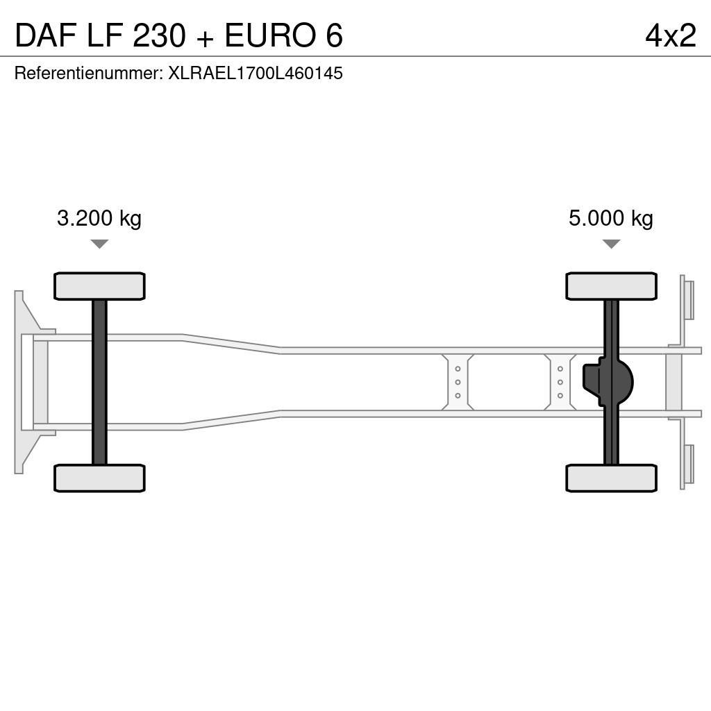 DAF LF 230 + EURO 6 家畜輸送用トラック