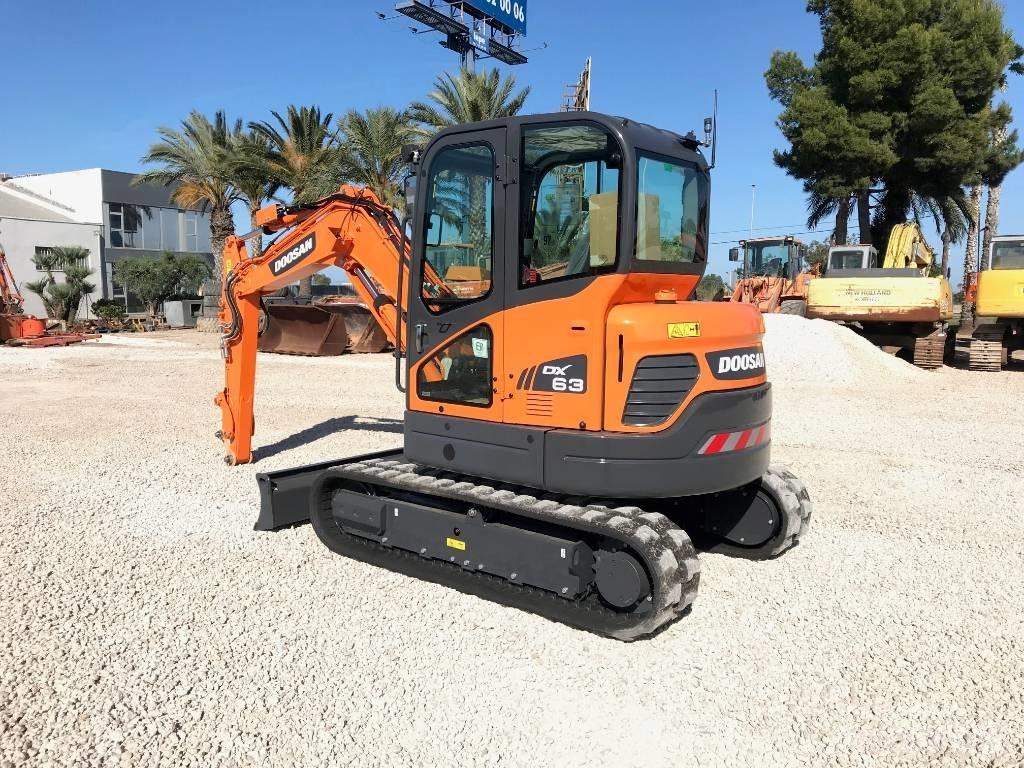 Doosan DX 63-3 ミニ油圧ショベル 7t以下（ミニユンボ・ミニディガー）
