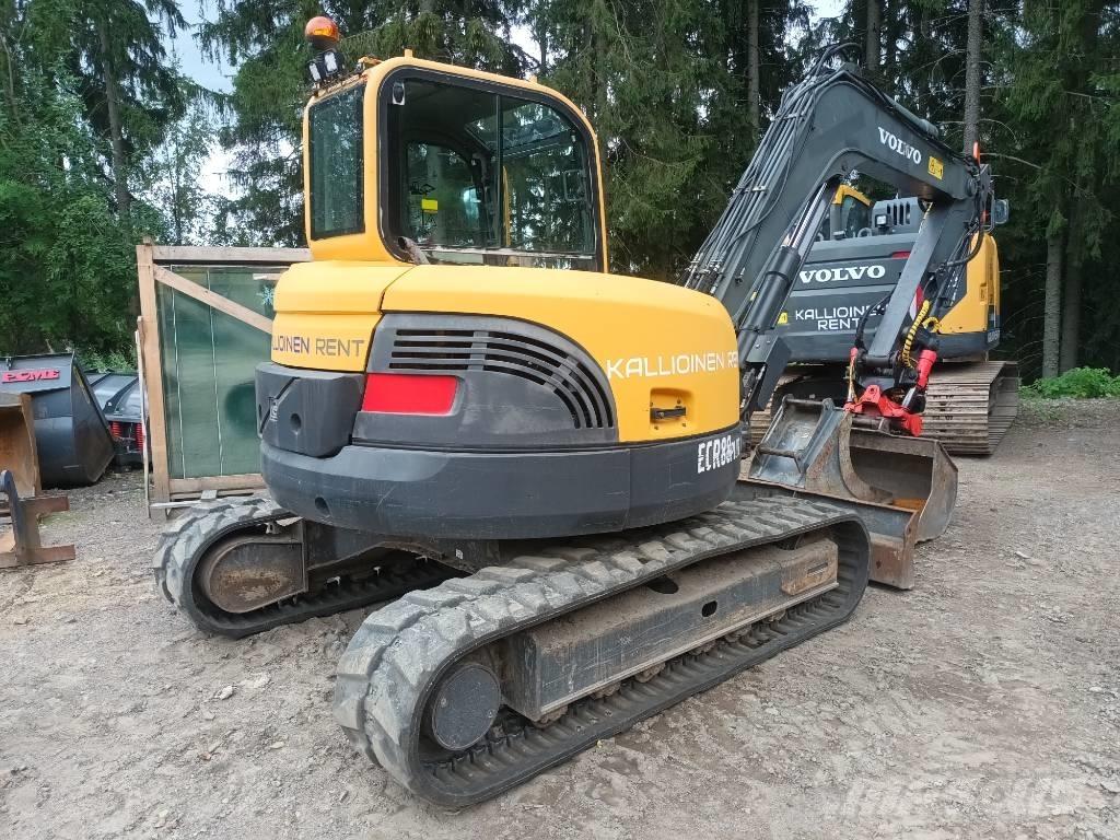 Volvo ECR 88 PLUS 中型油圧ショベル 7ｔ-12ｔ（ユンボ・パワーショベル・バックホー）