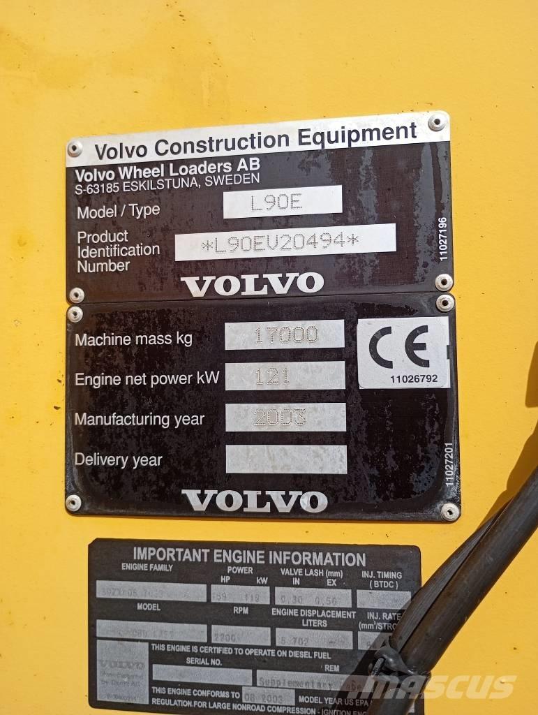 Volvo Radlader L90E ホイールローダー・タイヤショベル