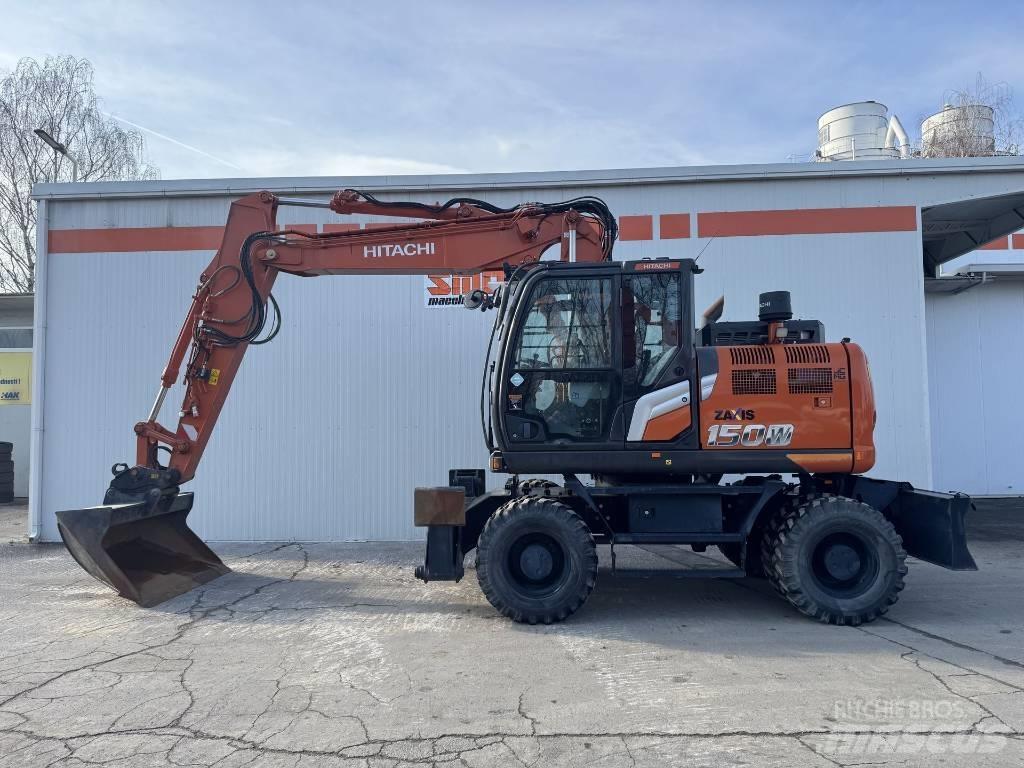 Hitachi ZX 150 W-7 ホイール式油圧ショベル（パワーショベル・ユンボ・バックホー）