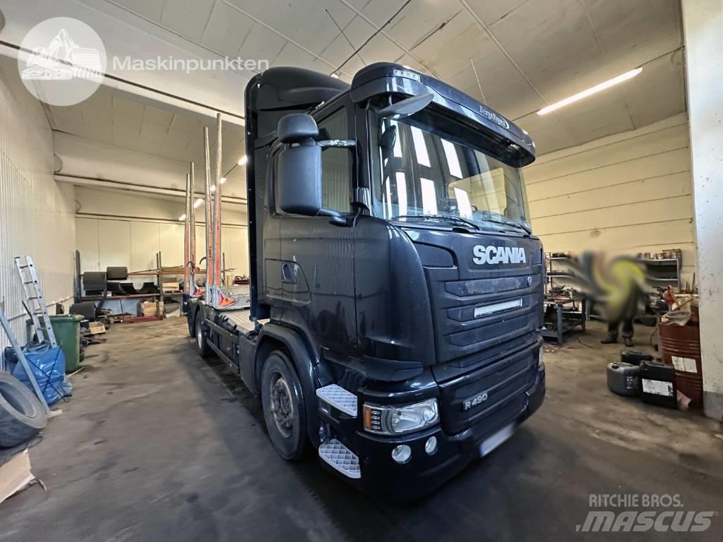 Scania R 490 LB 木材トラック