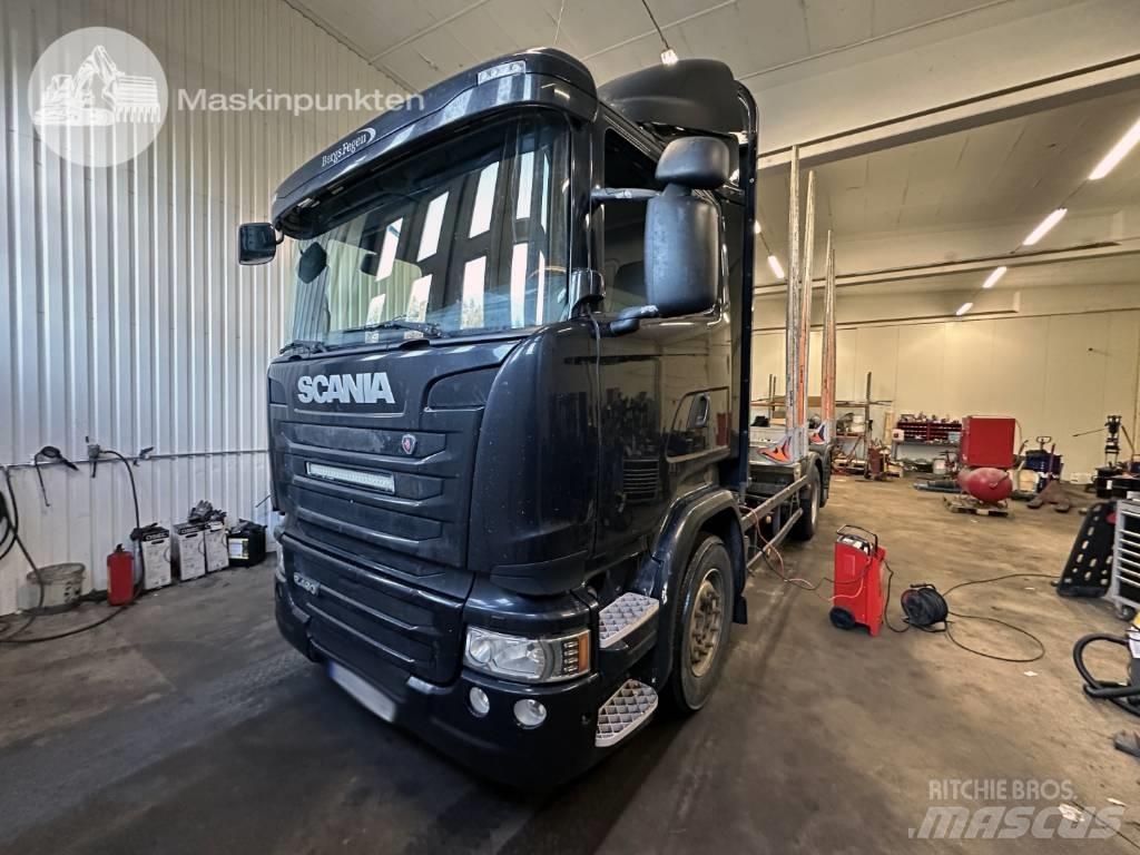 Scania R 490 LB 木材トラック