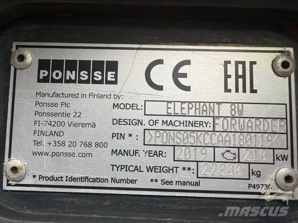 Ponsse Elephant フォワーダー