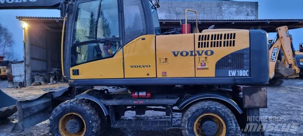 Volvo EW180 C II ホイール式油圧ショベル（パワーショベル・ユンボ・バックホー）