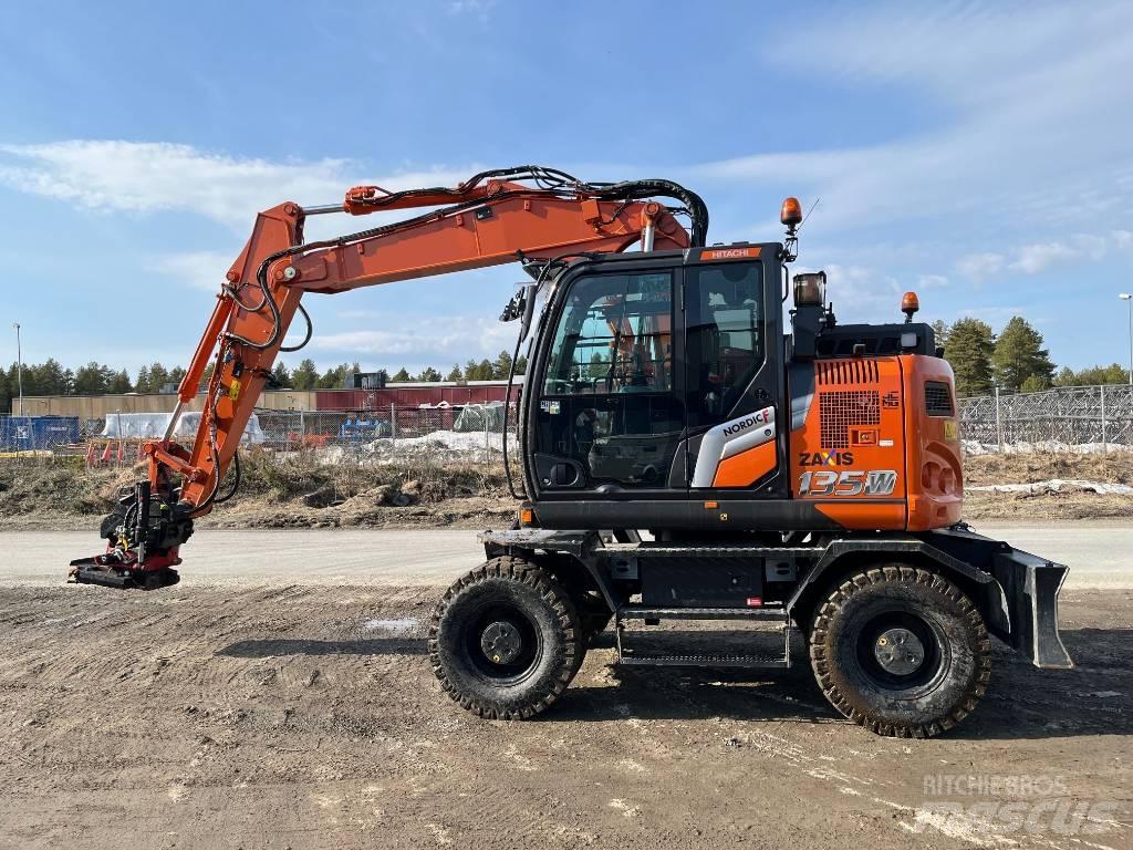 Hitachi ZX135W-7 ホイール式油圧ショベル（パワーショベル・ユンボ・バックホー）