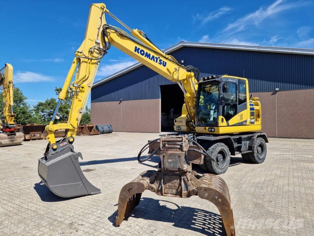 Komatsu PW 148-11 ホイール式油圧ショベル（パワーショベル・ユンボ・バックホー）