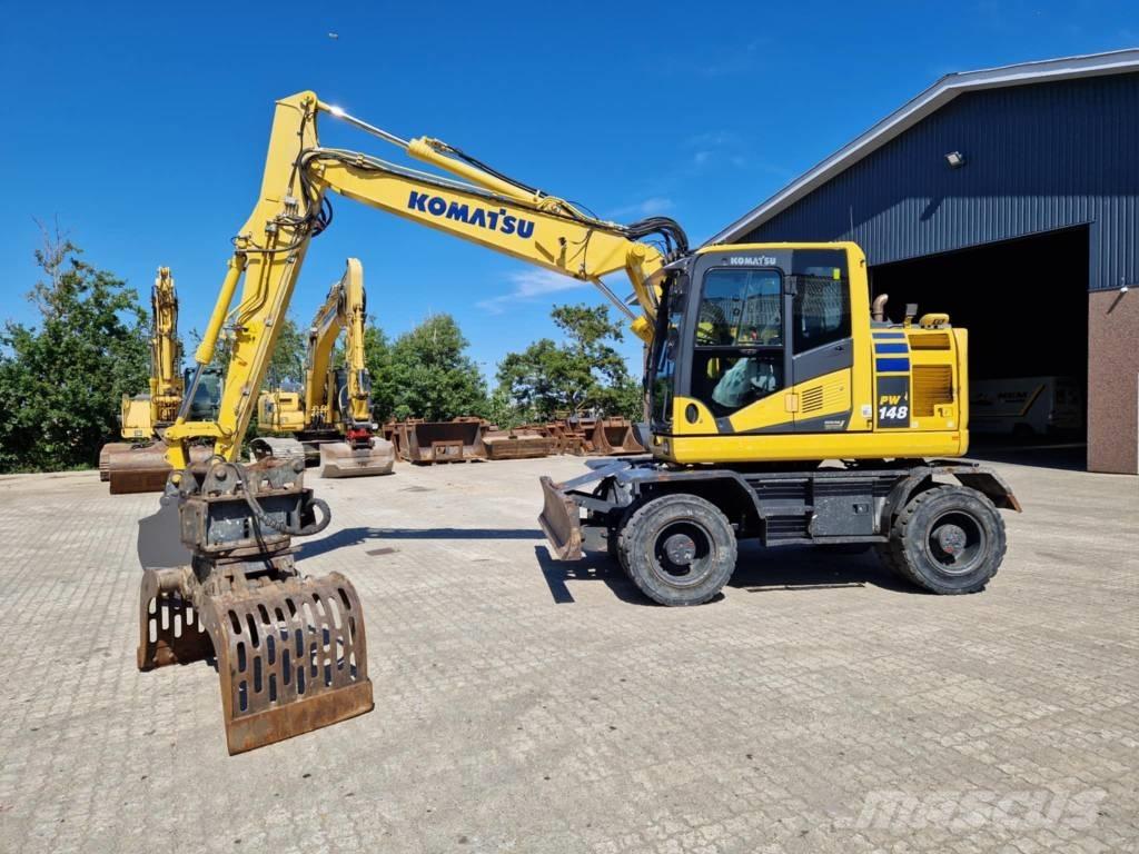 Komatsu PW 148-11 ホイール式油圧ショベル（パワーショベル・ユンボ・バックホー）