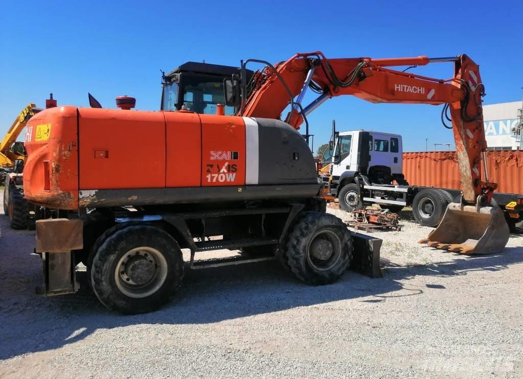 Hitachi ZX 170 W-3 ホイール式油圧ショベル（パワーショベル・ユンボ・バックホー）