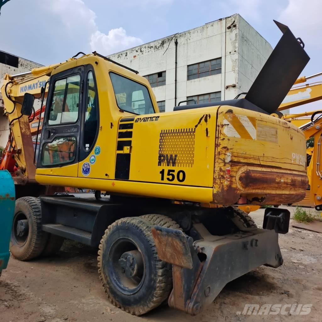 Komatsu PW 150 ホイール式油圧ショベル（パワーショベル・ユンボ・バックホー）
