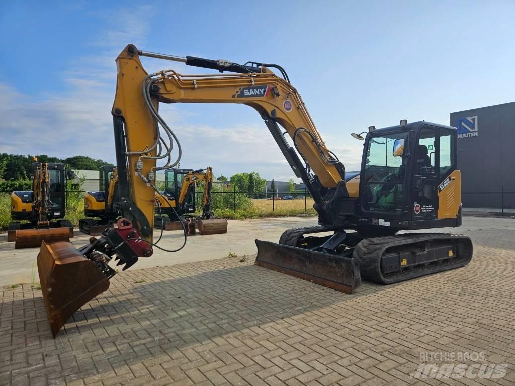 Sany SY 80 U 中型油圧ショベル 7ｔ-12ｔ（ユンボ・パワーショベル・バックホー）