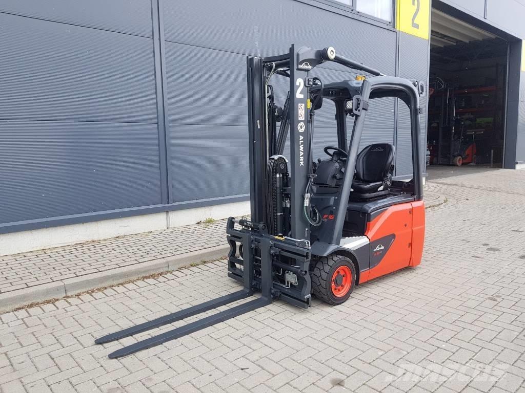 Linde E16C バッテリーフォークリフト