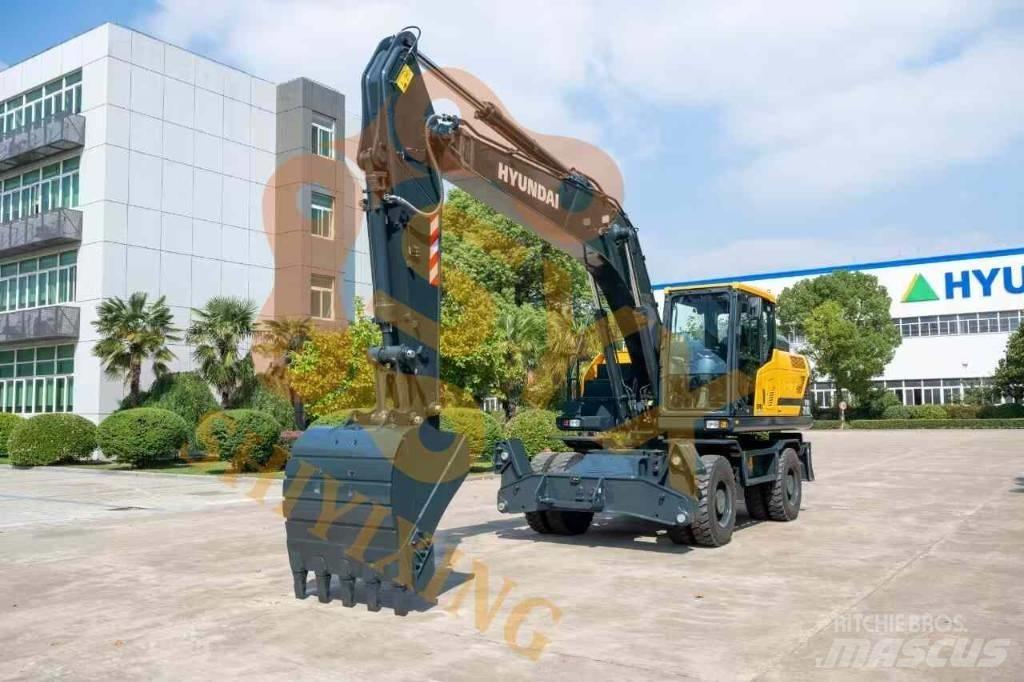Hyundai HW210 ホイール式油圧ショベル（パワーショベル・ユンボ・バックホー）