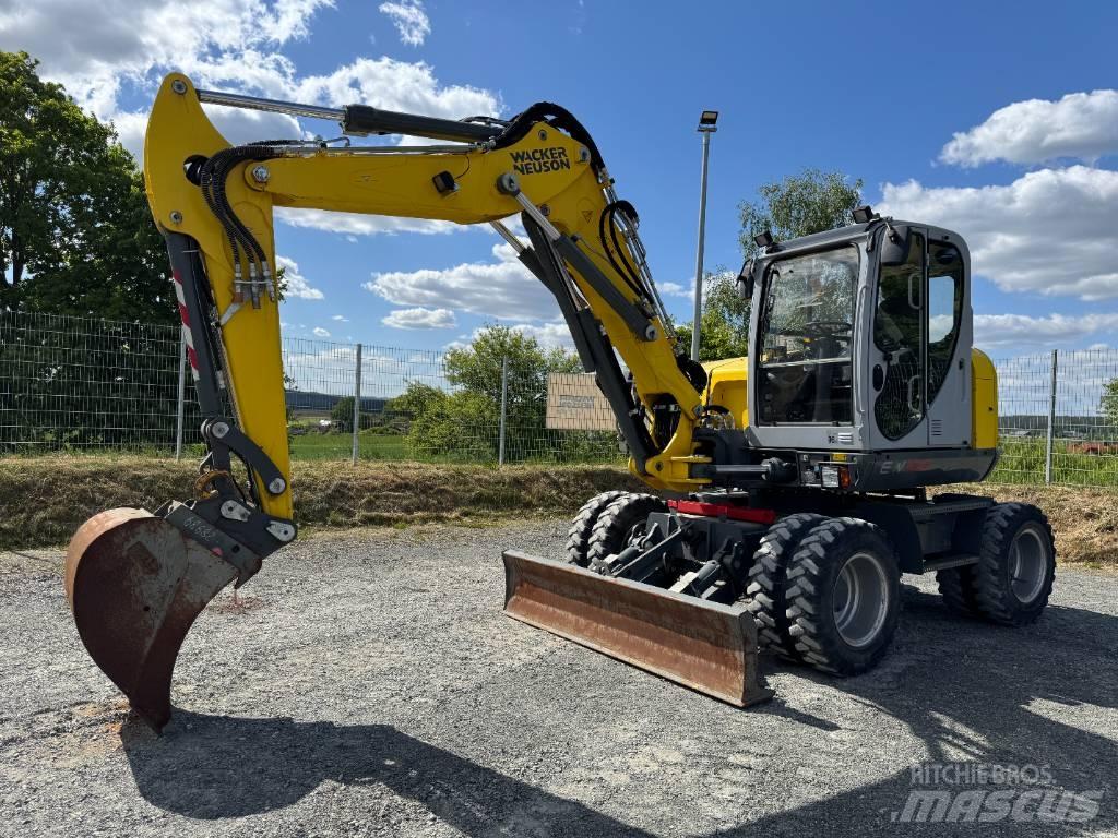Wacker Neuson EW100 ホイール式油圧ショベル（パワーショベル・ユンボ・バックホー）