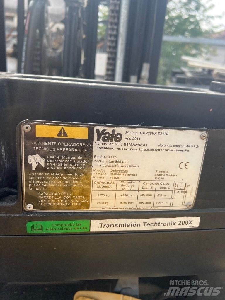 Yale 2500D ディーゼル・軽油
