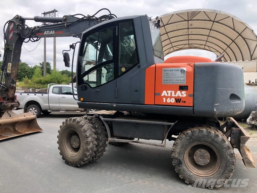 Atlas 160 WSR ホイール式油圧ショベル（パワーショベル・ユンボ・バックホー）