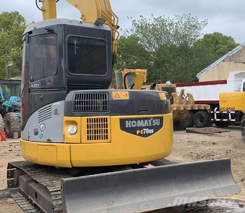 Komatsu pc78us 中型油圧ショベル 7ｔ-12ｔ（ユンボ・パワーショベル・バックホー）