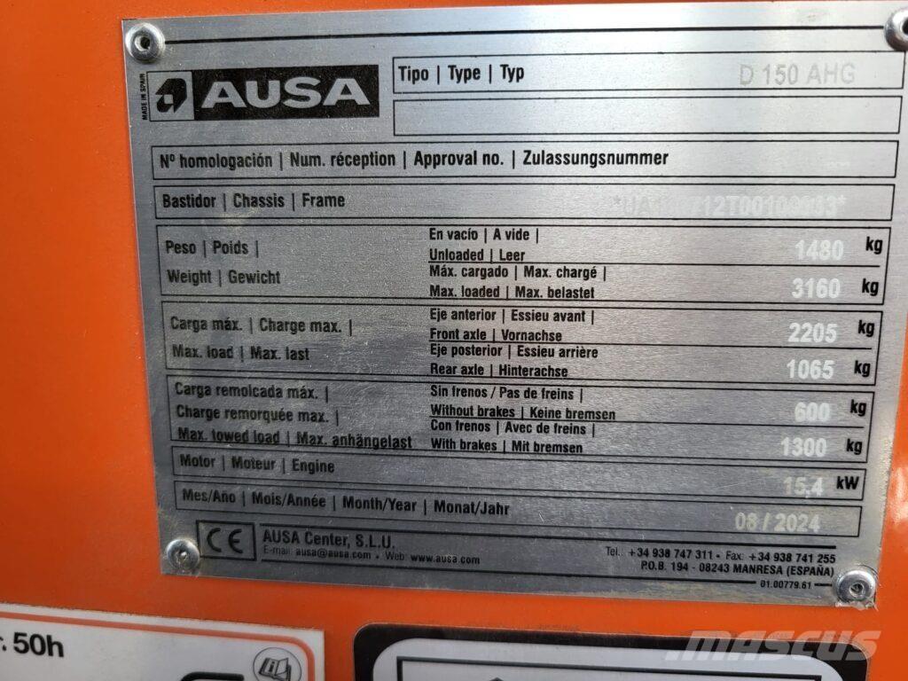 Ausa D150AHG リジットフレーム式ダンプトラック