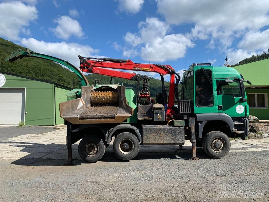 MAN - JENZ TGS 6x4 ウッドチッパー