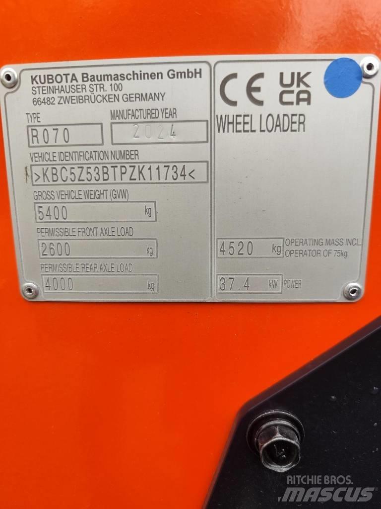 Kubota R 070 ホイールローダー・タイヤショベル