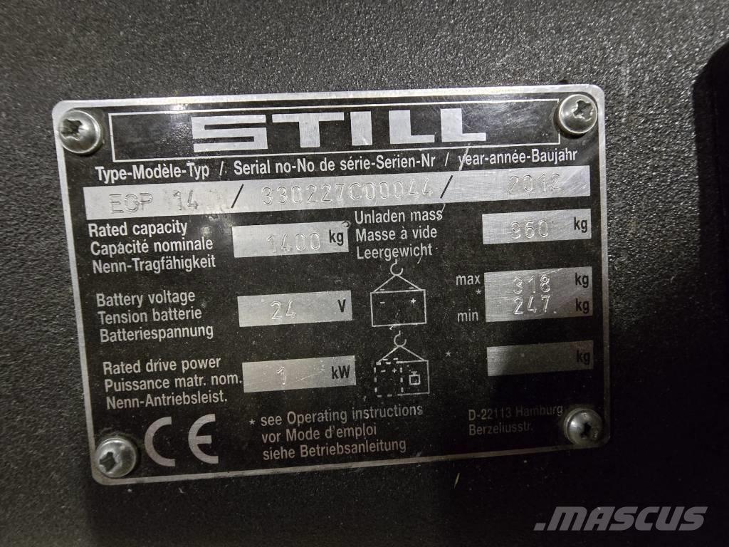 Still EGP 14 ウォーキンフォークリフト