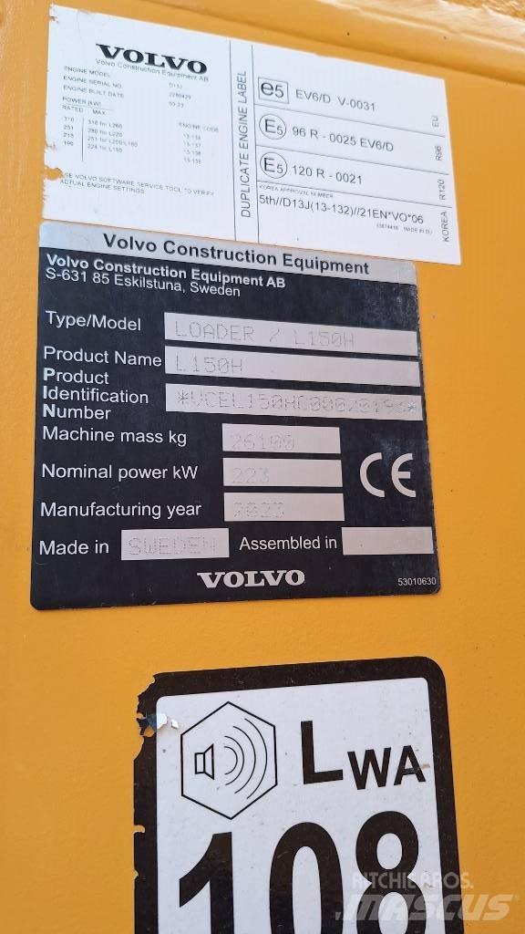 Volvo L 150 H ホイールローダー・タイヤショベル