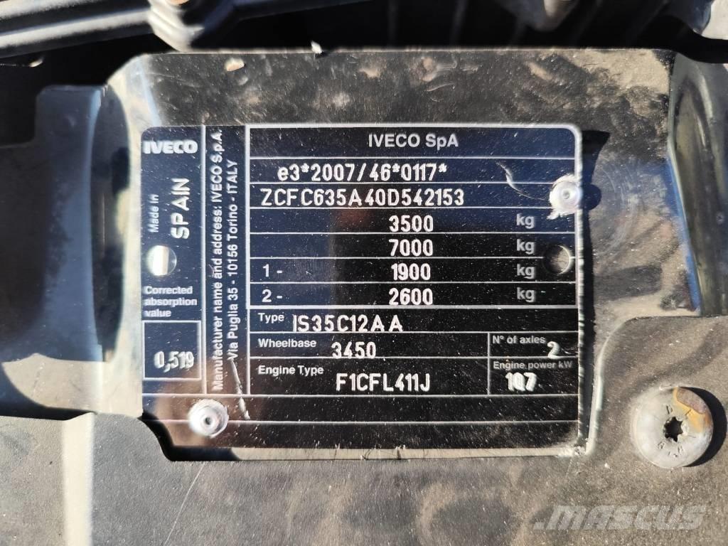 Iveco Daily 35-150 クレーントラック、ユニック車