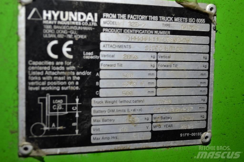 Hyundai 32 B-7 バッテリーフォークリフト