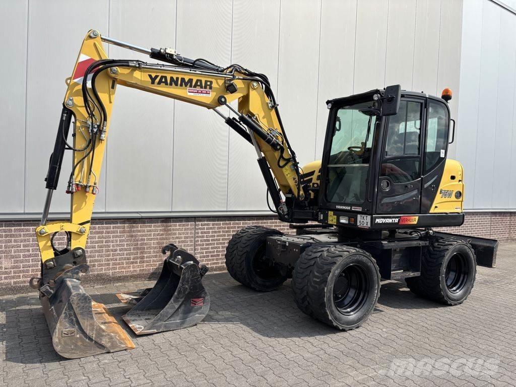 Yanmar B75W ホイール式油圧ショベル（パワーショベル・ユンボ・バックホー）
