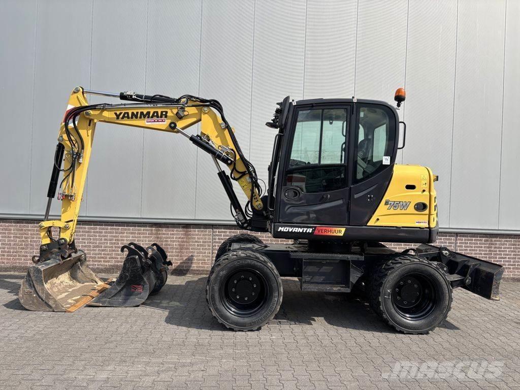 Yanmar B75W ホイール式油圧ショベル（パワーショベル・ユンボ・バックホー）
