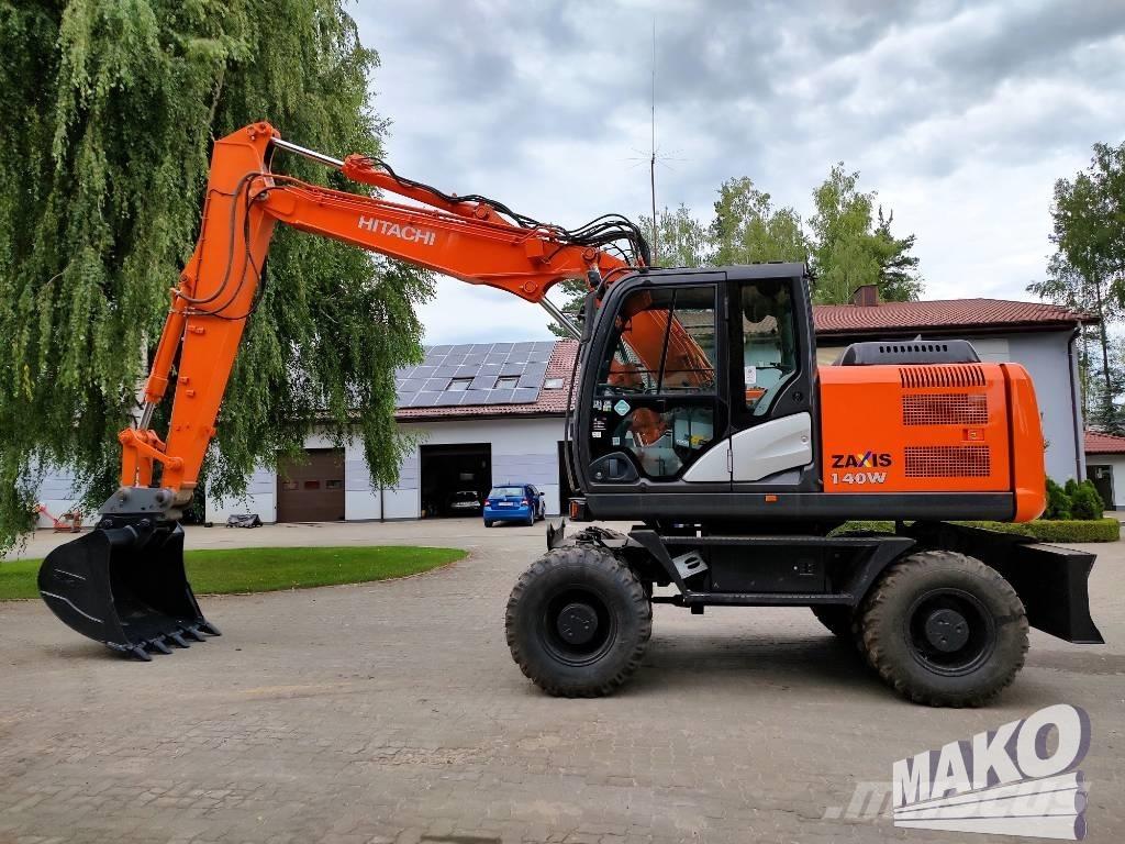 Hitachi ZX 140 W-5 ホイール式油圧ショベル（パワーショベル・ユンボ・バックホー）