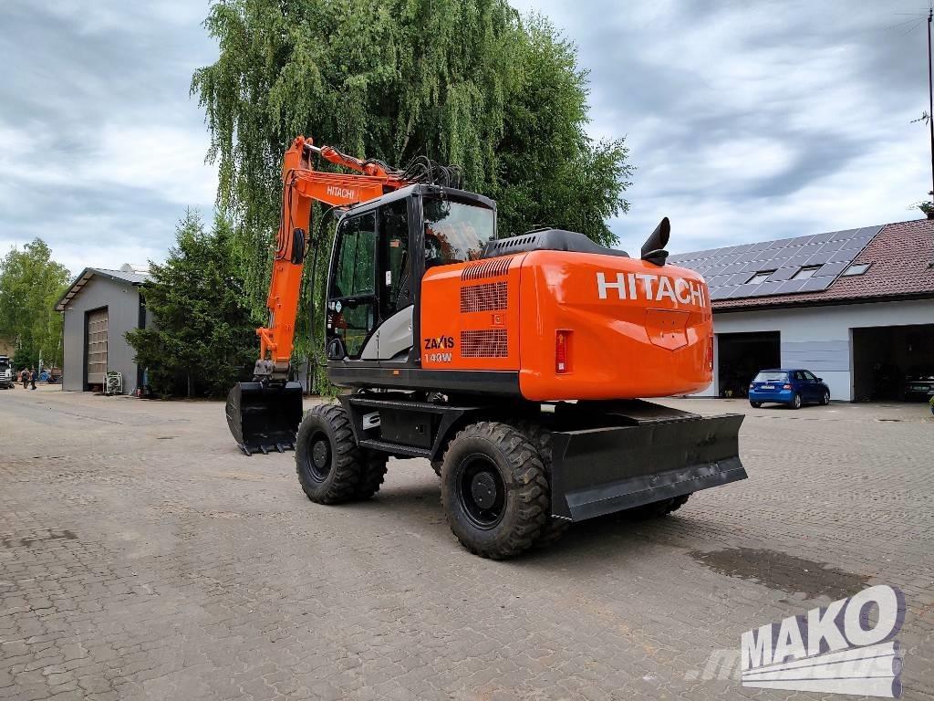 Hitachi ZX 140 W-5 ホイール式油圧ショベル（パワーショベル・ユンボ・バックホー）