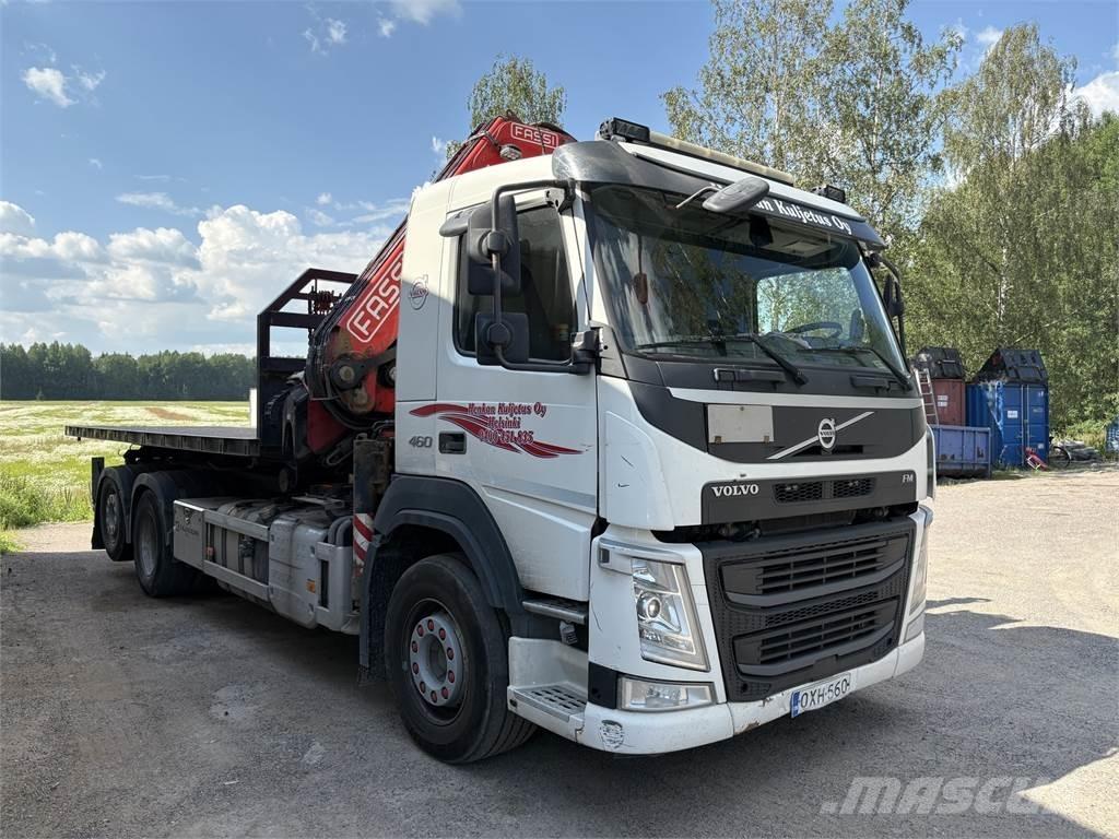 Volvo FM460 6x2*4 クレーントラック、ユニック車