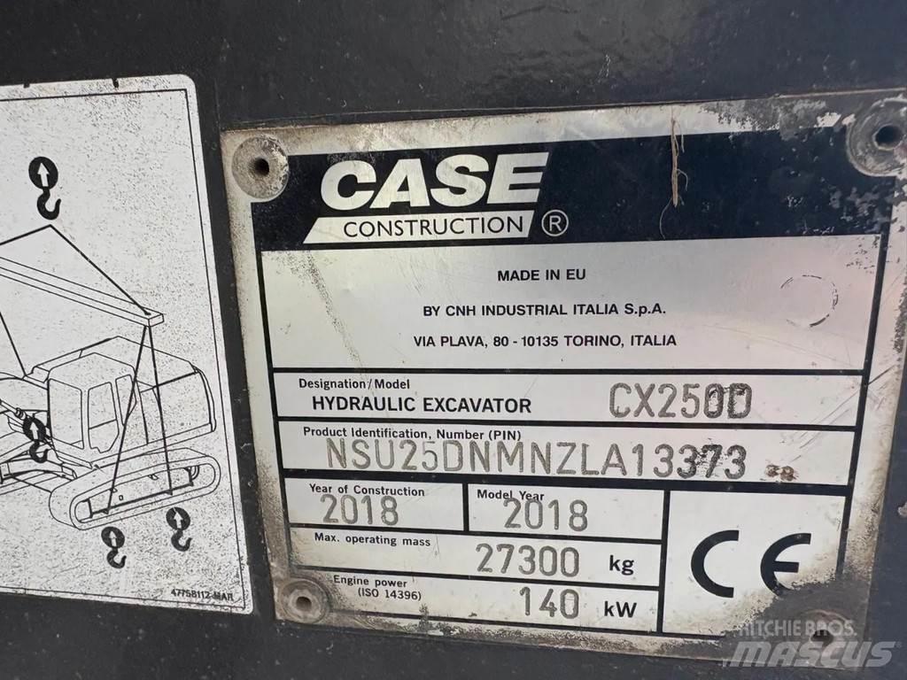 CASE CX250D 大型油圧ショベル12t以上（パワーショベル・ユンボ）