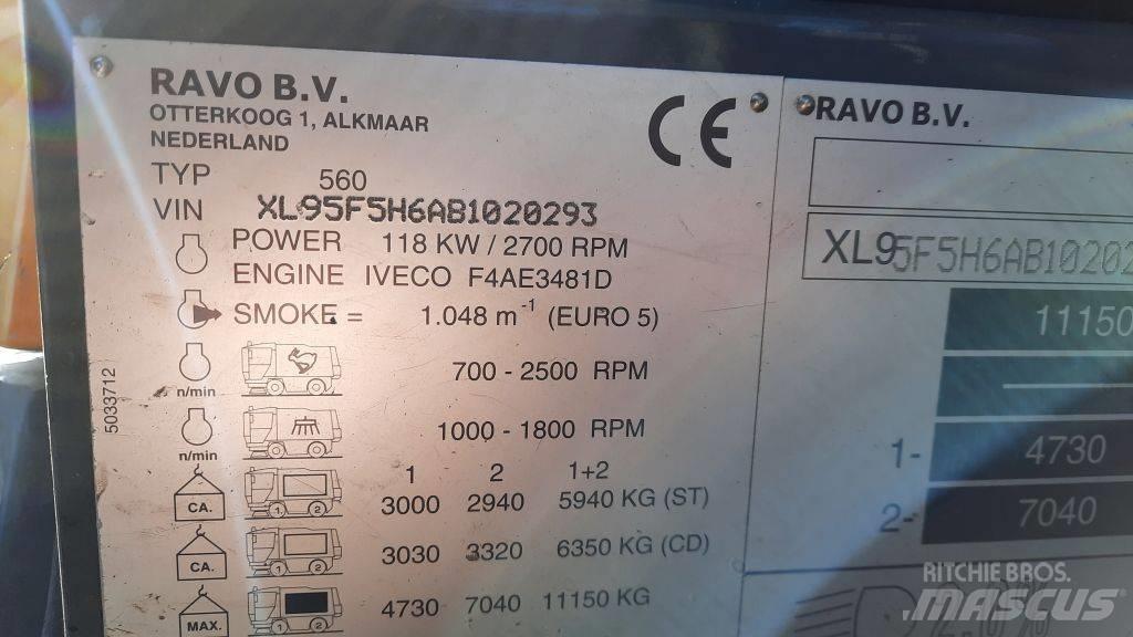 Ravo 580STH 路面清掃機