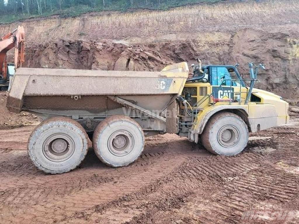 CAT 745C サイト　ダンプ