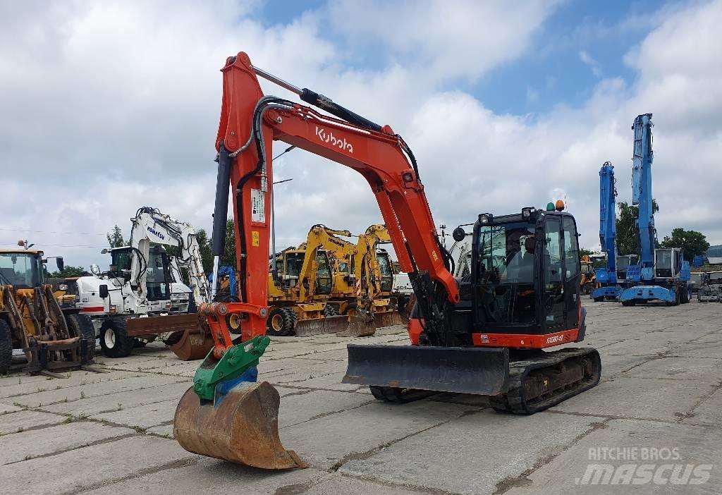Kubota KX 080-4a 中型油圧ショベル 7ｔ-12ｔ（ユンボ・パワーショベル・バックホー）